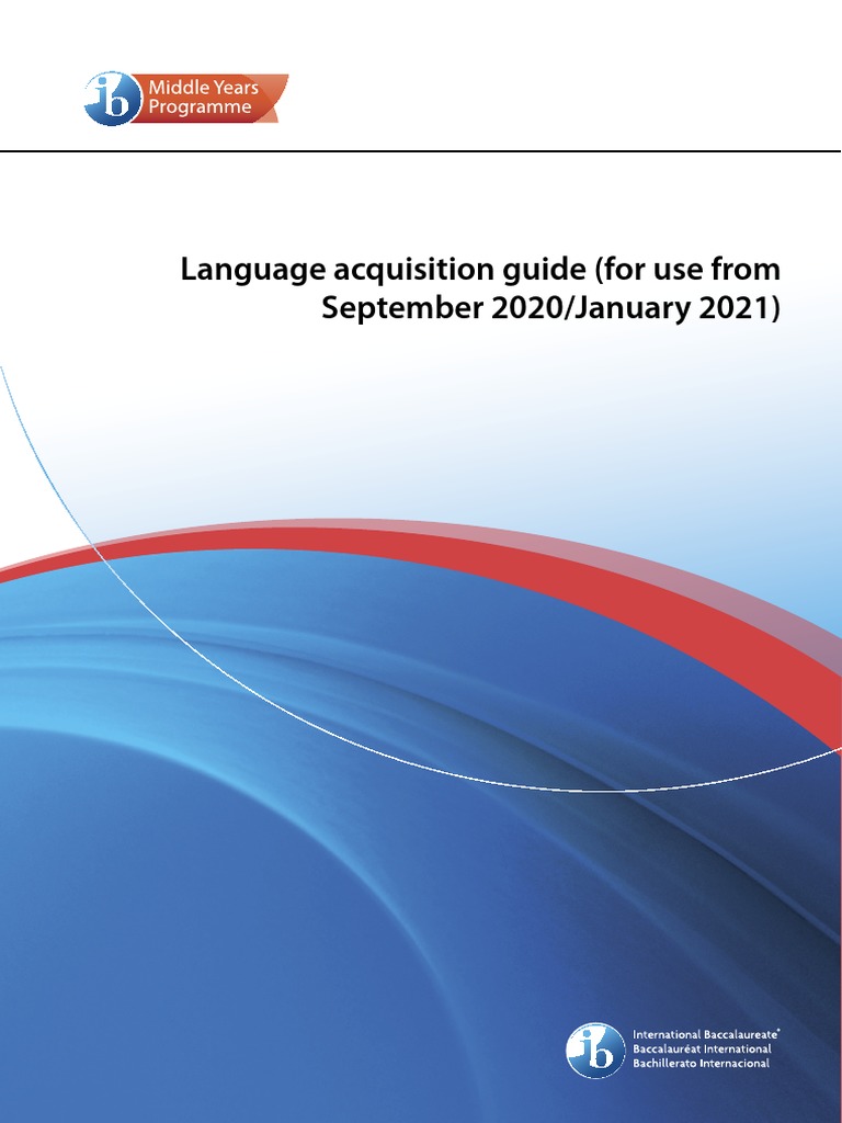 Language Acquisition Guide Updated Pdf Language Acquisition