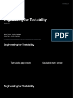 414 Engineering For Testability