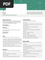 Git Cheat Sheet: Stage & Snapshot Installation & Guis