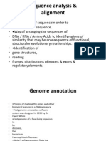 Sequence Analysis &