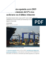 La Economía Española 2019