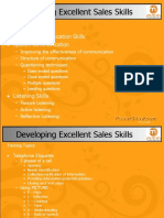 Developing Excellent Sales Skills: Training Topics: - Part 1 - Communication Skills - Spoken Communication