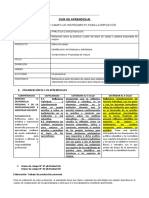 Gúía de Aprendizaje Diario de Campo