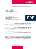 Ressarcimento após tombamento de carga