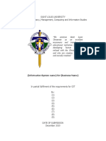 Cover Page Table of Contents