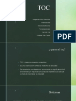 TOC: Trastorno obsesivo compulsivo