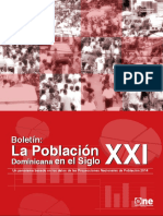 Boletin La Población Dominicana en El Siglo XXI