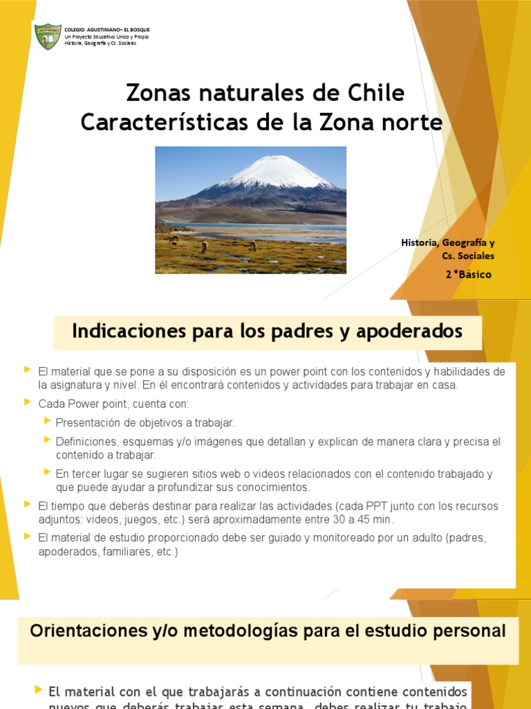 Zonas Naturales de Chile: Zona Norte | PDF | Chile | Clima