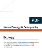 Human Ecology & Demography