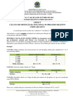 05 Anexo V - Clculo para Obteno Da Mdia