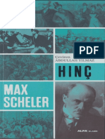 Max Scheler Hınç