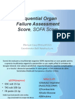 Sequential Organ Failure Assessment Score, SOFA Score
