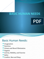 Basic Human Needs