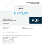 Pago de Servicio AFIP - 10596302836