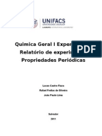 Quimica- Propriedades periódicas