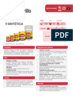 Sintetica Brillo Ficha