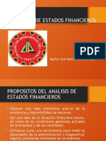 Analisis de Estados Financieros: MG Eco José Alberto García Araujo