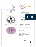 Psicología Clínica I UNAD Pil