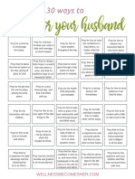 Pray For Your Husband: 30 Ways To