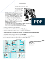 Flores - Milagro - Airport Vocabulary Worksheet