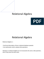 WEEK 4 CIS 205 Relational Algebra Full