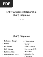 Week 3 Entity Attribute Relationship (EAR) Diagrams