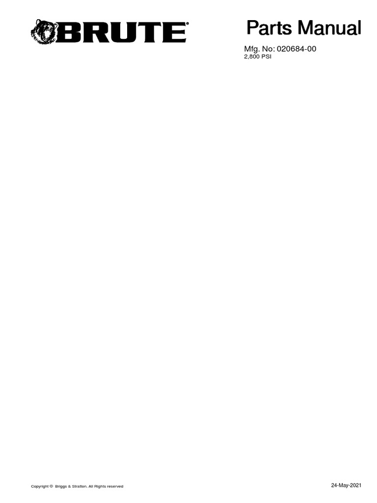 Diamond Pressure Washer Parts Manual PDF Screw Metalworking