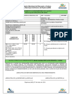 1º Bimestre - FICHA DE REGISTRO - 2021 - EDUCAÇÃO INFANTIL