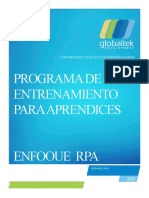 Programa de entrenamiento RPA