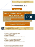 Material Curso Servicio Al Cliente Efectivo y Atencion de Qu