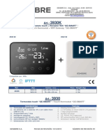 Kit Touch Thermostat + WIFI Gateway "GE-SMART"