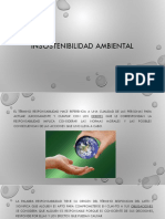 Insostenabilidad Ambiental