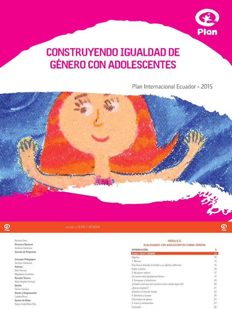 Construyendo Igualdad de Género Infantil | PDF | Género | Estudios de ...