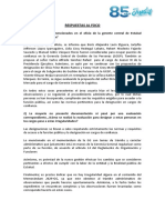 Respuesta de EsSalud Por Carta de La Secretaria General