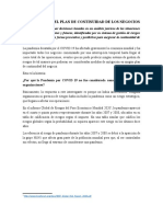 02 La Pandemia y El Plan de Continuidad en Los Negocios