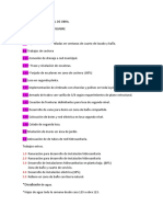 Cronograma Semanal de Obra 25 de Septiembre Alcances.