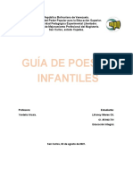 Guia de Poesias UNIDAD V Literatura Infantil. - Lifrancy Mieres