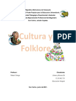 Informe Cultura y Folklore (Upel - Lifrancy Mieres-)