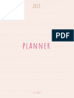Planner 2021 Pink