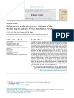 Refinements in The Design and Division of The Thenar Flap To Achieve Better Functional Results