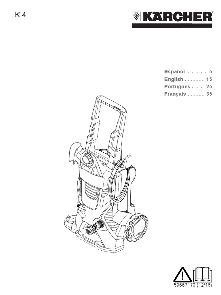 Manual Instrucciones Hidrolavadora Karcher k4 Basic | PDF | Bienes ...
