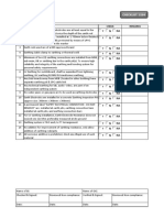 Earthing System Checklist