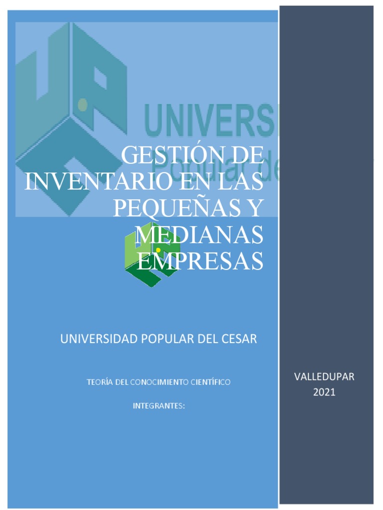 Gestión de Inventarios en PYMES | PDF | Inventario | Pequeñas y ...