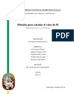 Métodos Para Calcular El Valor de Pi