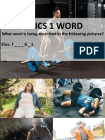 4 Pics 1 Word: What Word Is Being Described in The Following Pictures? Clue: F - G - E