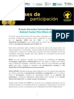 Bases de Participación 2021 Premio Docentes Extraordinarios NTP México