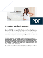 Urinary Tract Infections in Pregnancy