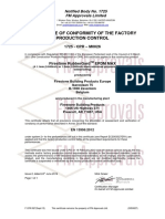 Certificate of Conformity of The Factory Production Control: 1725 - CPR - M0026