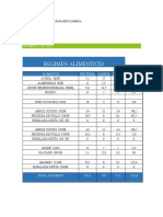 Regimen Alimenticio Inicial Martes 27 Juli