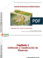 1 - Definicion y Clasificacion de Reservas